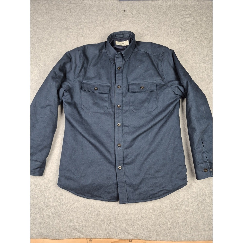 Line of Trade Peak Twill CPO Jacket Large Midnight Heavyweight Insulated Shacket